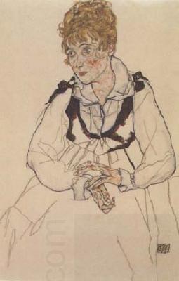 Egon Schiele The Artist' Wife,seated (mk12) oil painting picture
